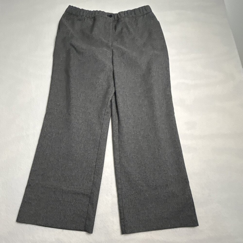 Maggie Barnes For Catherine’s Micro Houndstooth‎ Pants Size 16W Petite Women's